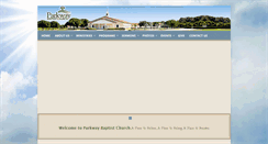 Desktop Screenshot of parkwaybaptistchurchftmyers.com