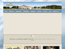 Tablet Screenshot of parkwaybaptistchurchftmyers.com